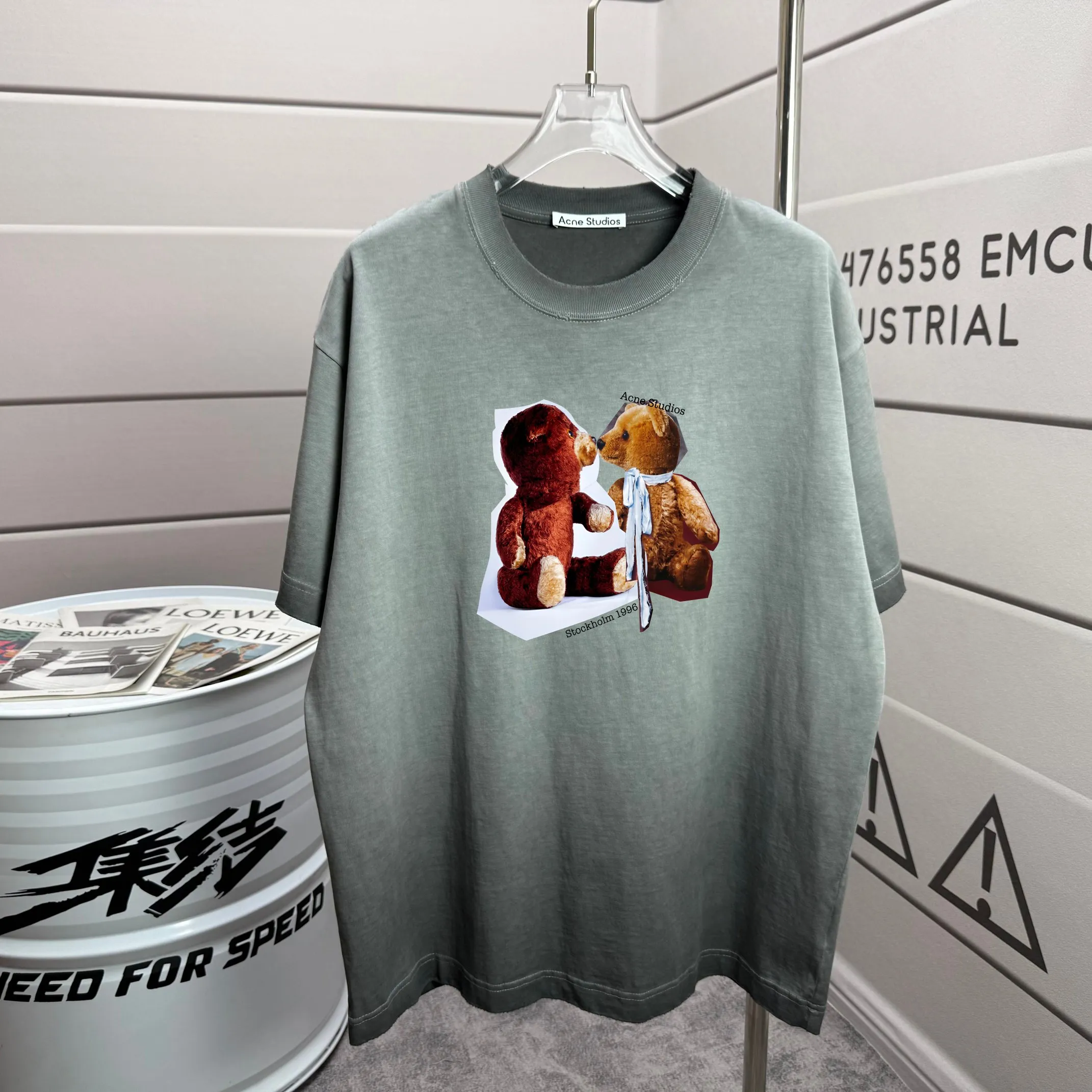 # 90 Acne studios * 2026 New Arrival tee Same Style : Size :S M L XL XXL Size： S （90-130 ） M （120-150 ） L （140-165 ） XL （160-180 ） XXL （180 ）